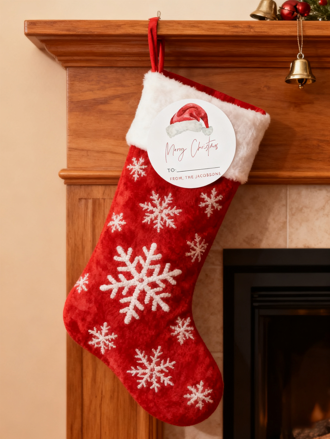 Custom Christmas Gift Label StickersCustom Christmas Gift Label Stickers